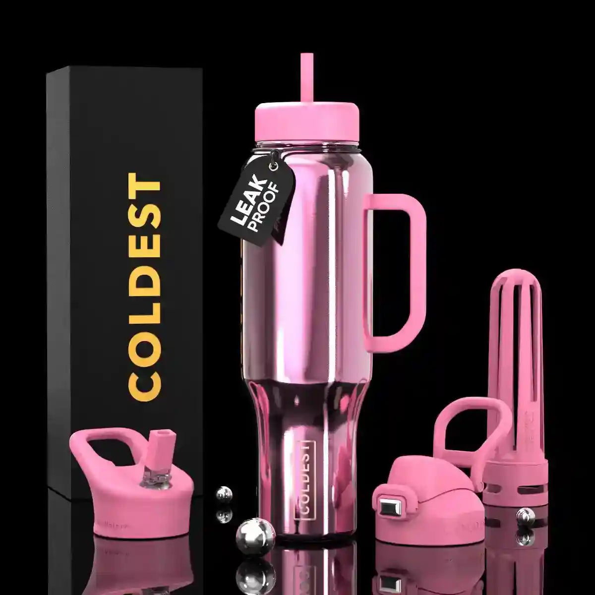 COLDEST 46oz Limitless Ultra v8 Insulated Water Bottle for All-Day Hydration