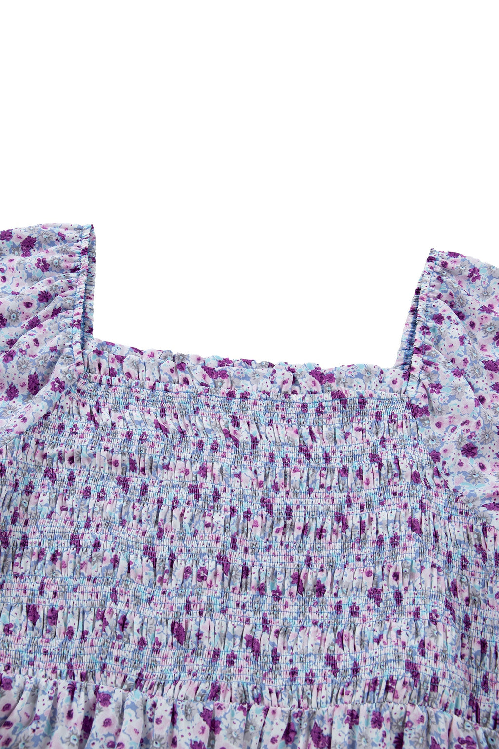 Kelsey Square Smocked Maxi PLUS Dress