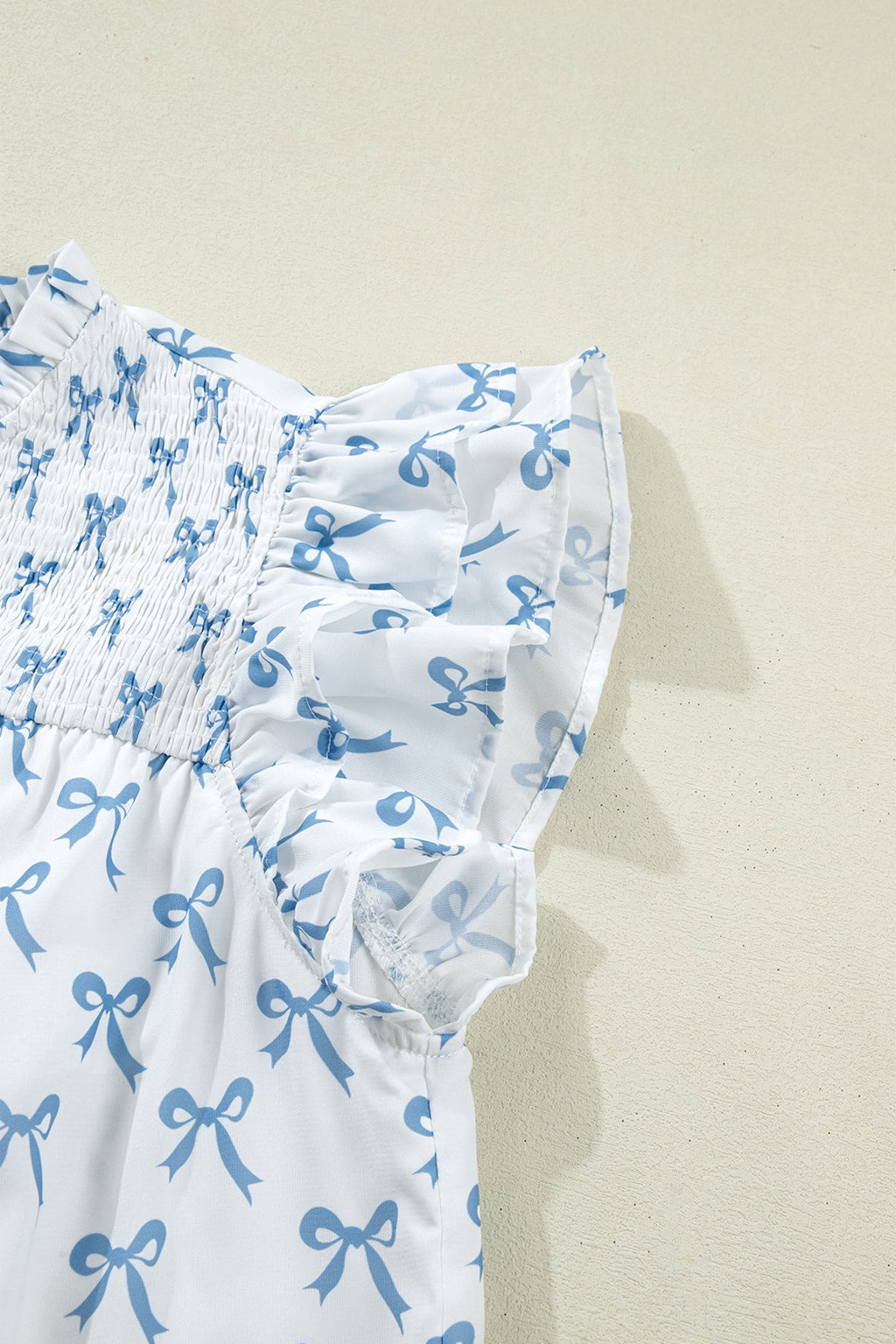 Melody Short Sleeve Bow PLUS Top