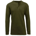Men's Long Sleeve Thermal Henley Shirt