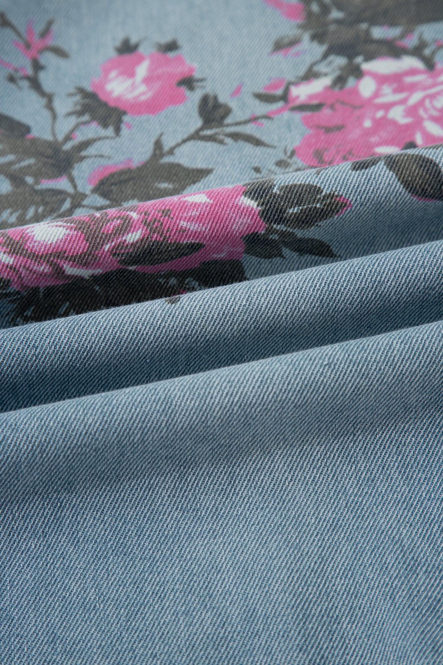 Esme Floral Print Bootcut Jeans