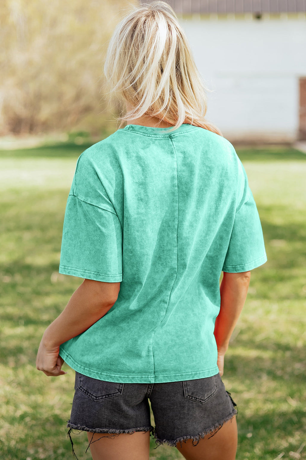 Itzel Mineral Washed Oversize Tee