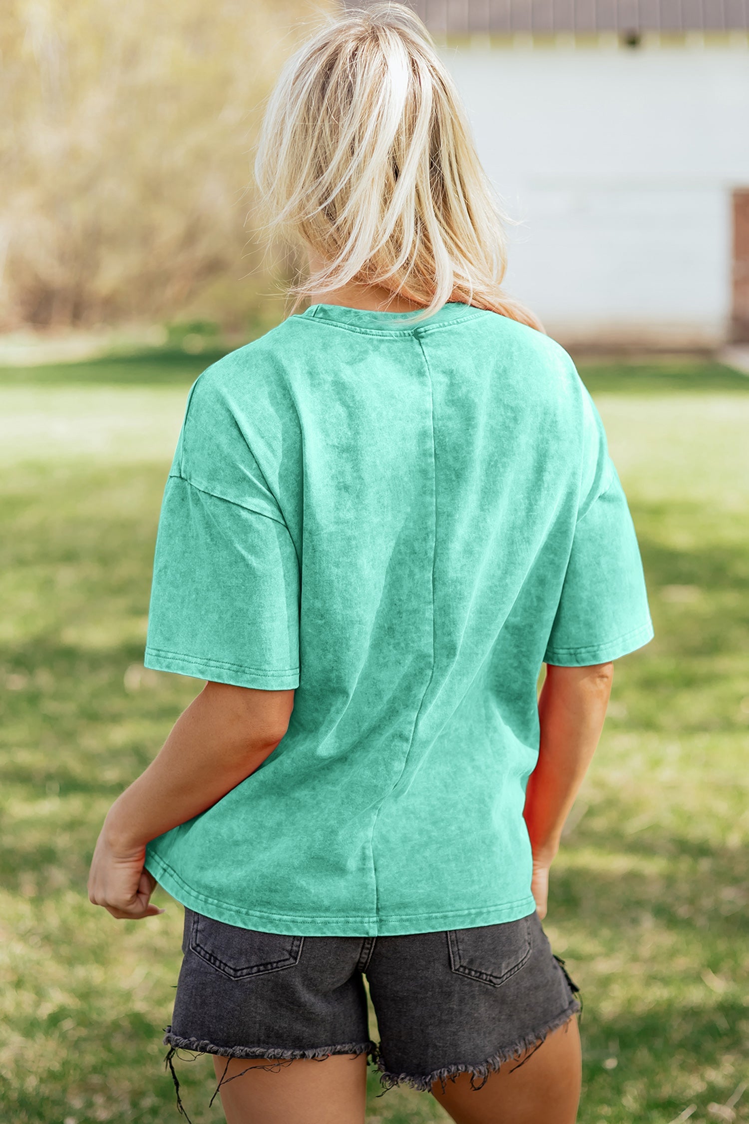 Itzel Mineral Washed Oversize Tee