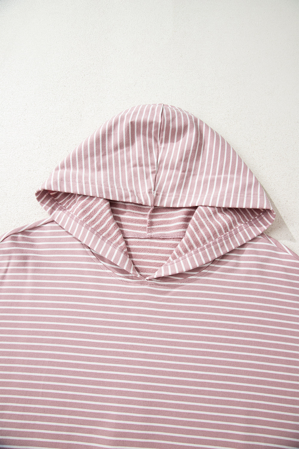 Addilyn Shoulder Loose Fit Hoodie-Threaded Pear