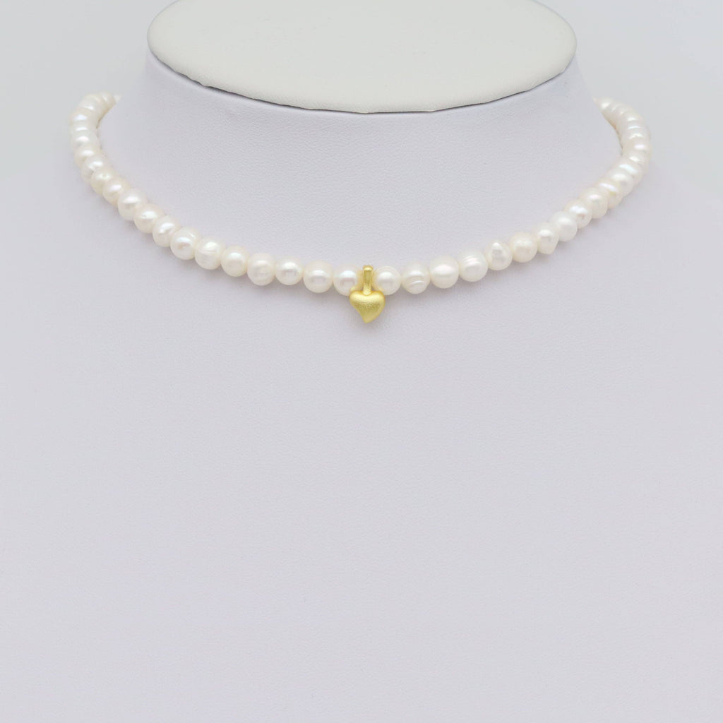 Matte Shinny Gold Twisted Clip On Heart Shape Charm, Sku#ZX167