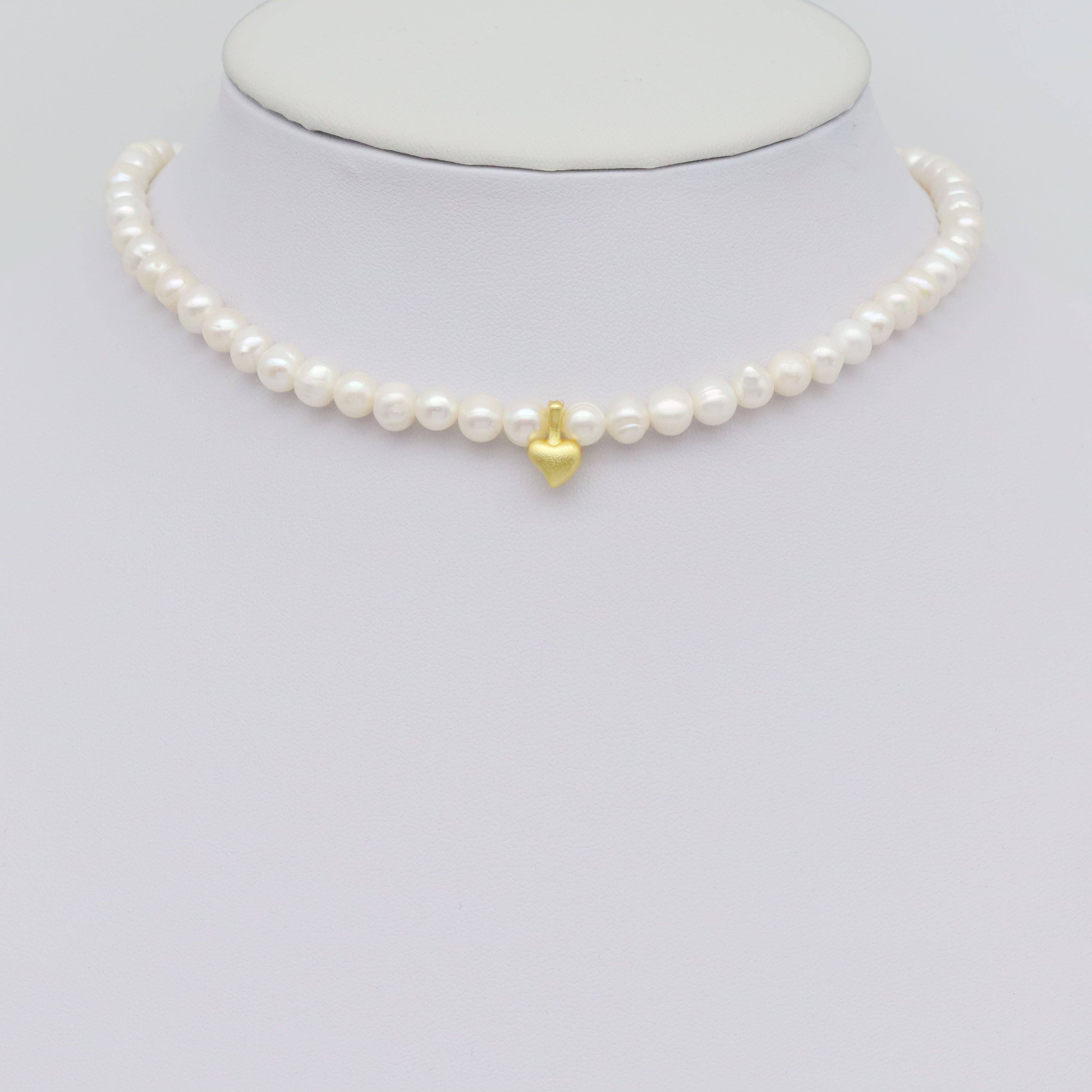 Matte Shinny Gold Twisted Clip On Heart Shape Charm, Sku#ZX167