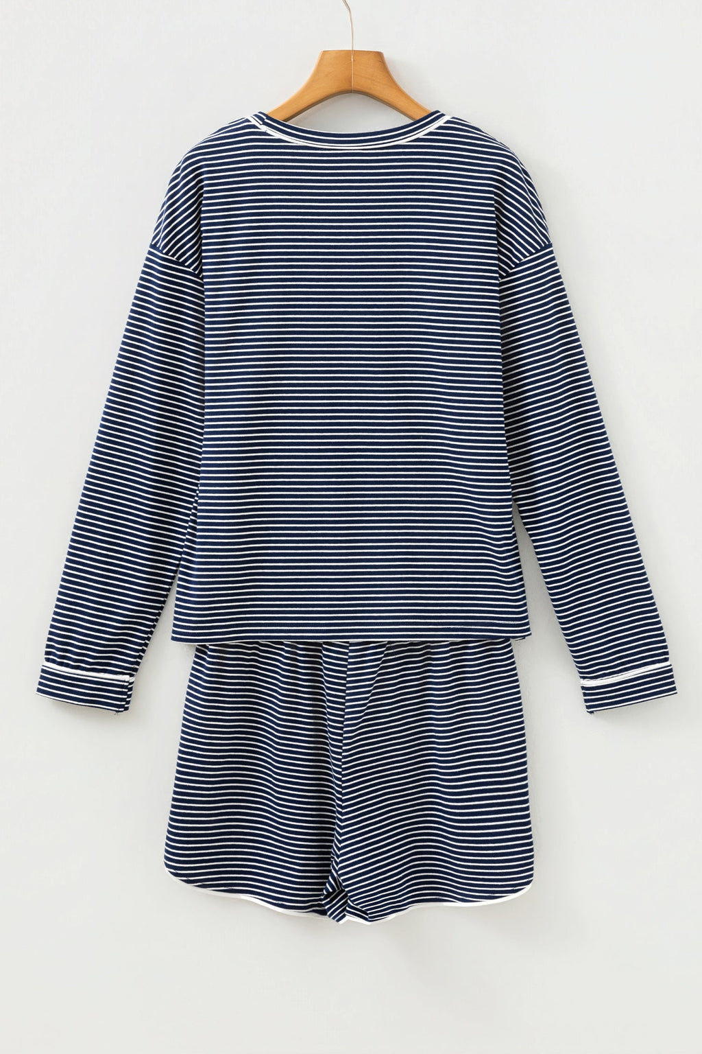 Georgia Lounge Set Long Sleeve Top-Threaded Pear