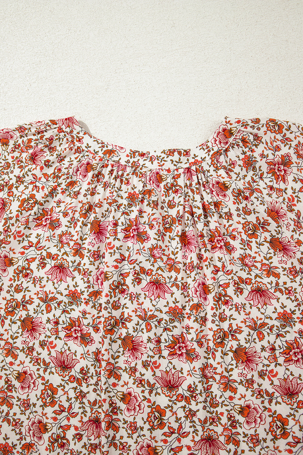 Carter Notched Puff Sleeve Blouse