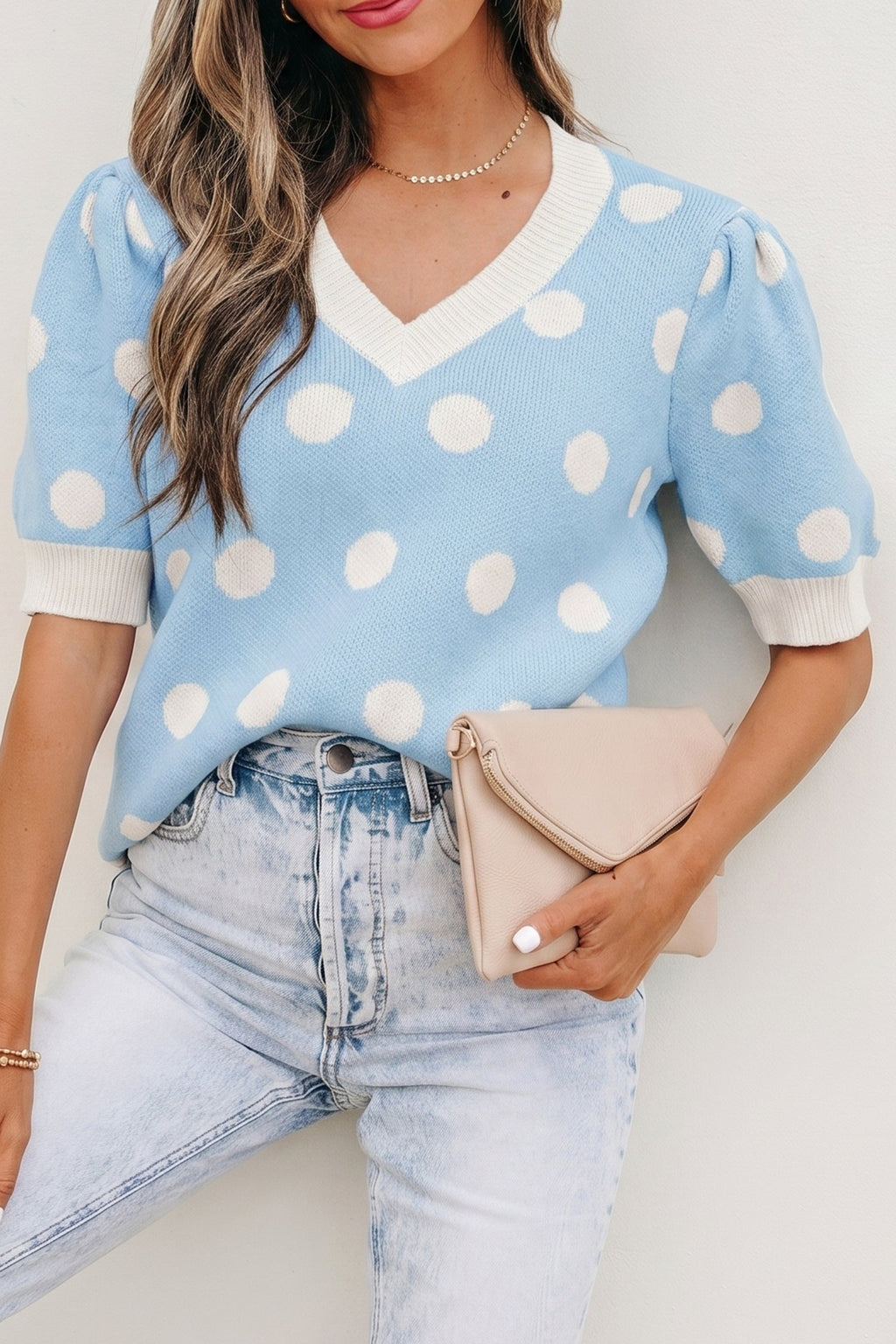 Rivka Puff Short Sleeve Sweater