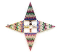 CZ Micro Pave Rainbow Triangle Pendant, Multi Color CZ Pave Beads, Cubic Zirconia Pendant, 18x34mm, sku#F10