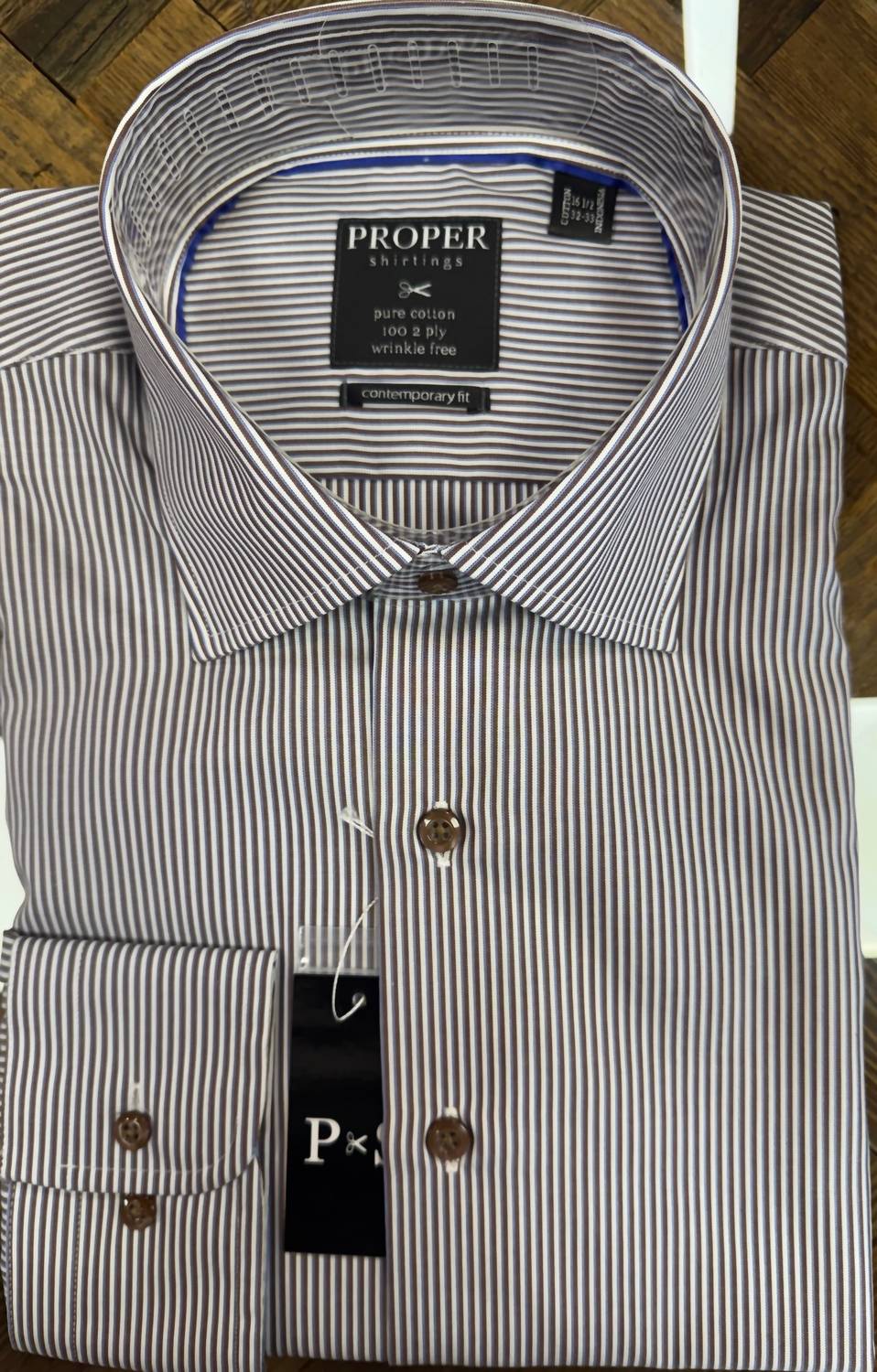 Men's Contemporary Long Sleeve Button Down Shirt