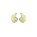 Swirl Snail Conch Shape Stud Earrings, Sku#LX834