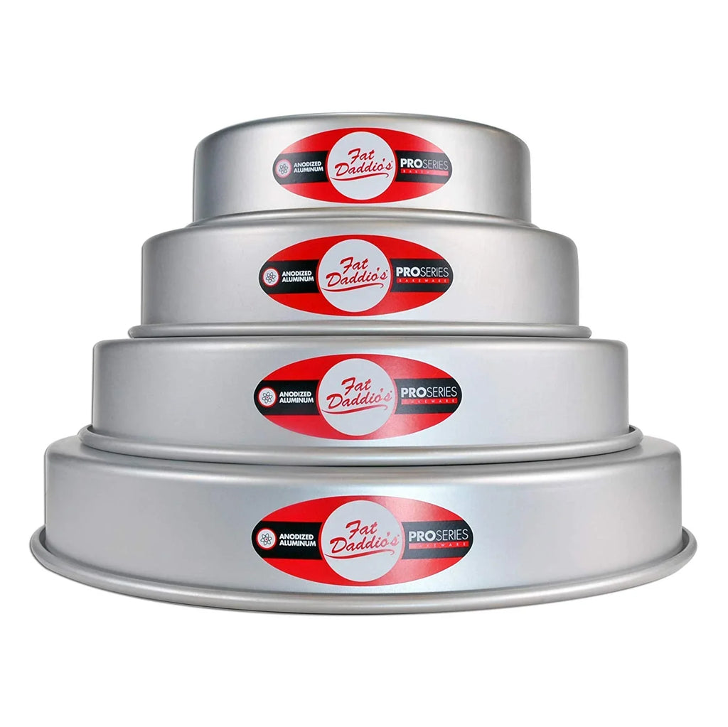 Fat Daddio's Pro-Series, Round, 16-Gauge Hard Anodized Aluminum Pans (available in various sizes)