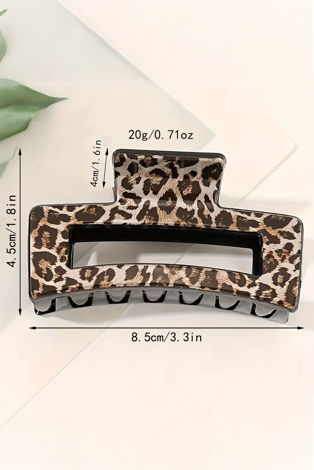 Leila Large Hair Claw Clip-Threaded Pear
