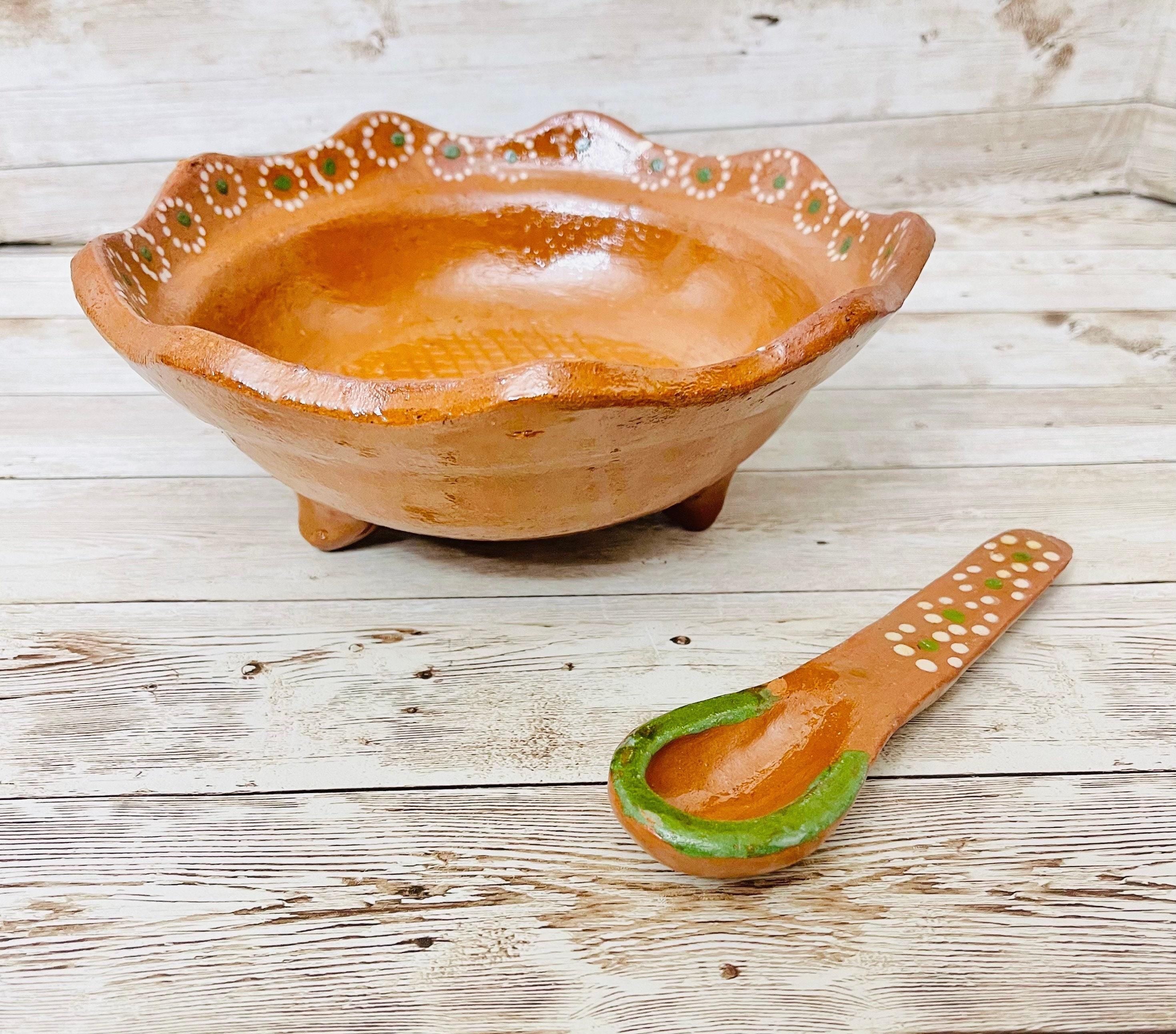 Authentic Mexican Molcajete with Spoon - Large