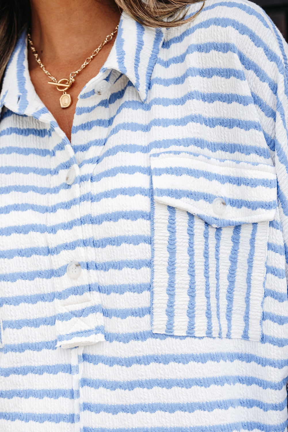 Leilani Chest Loose Fit Blouse