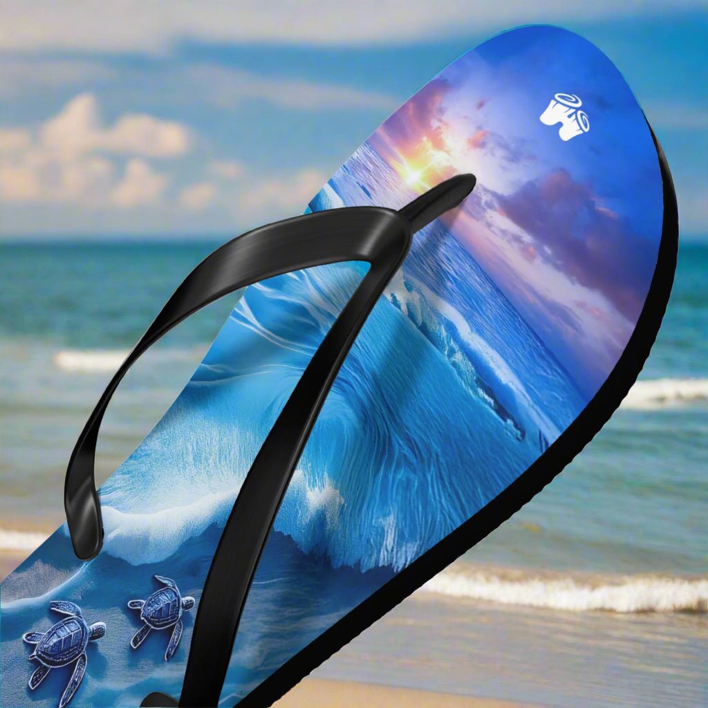 Sea Turtle Flip Flop Shoes