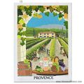 Provence Winery French Cotton Kitchen Towel by Label France