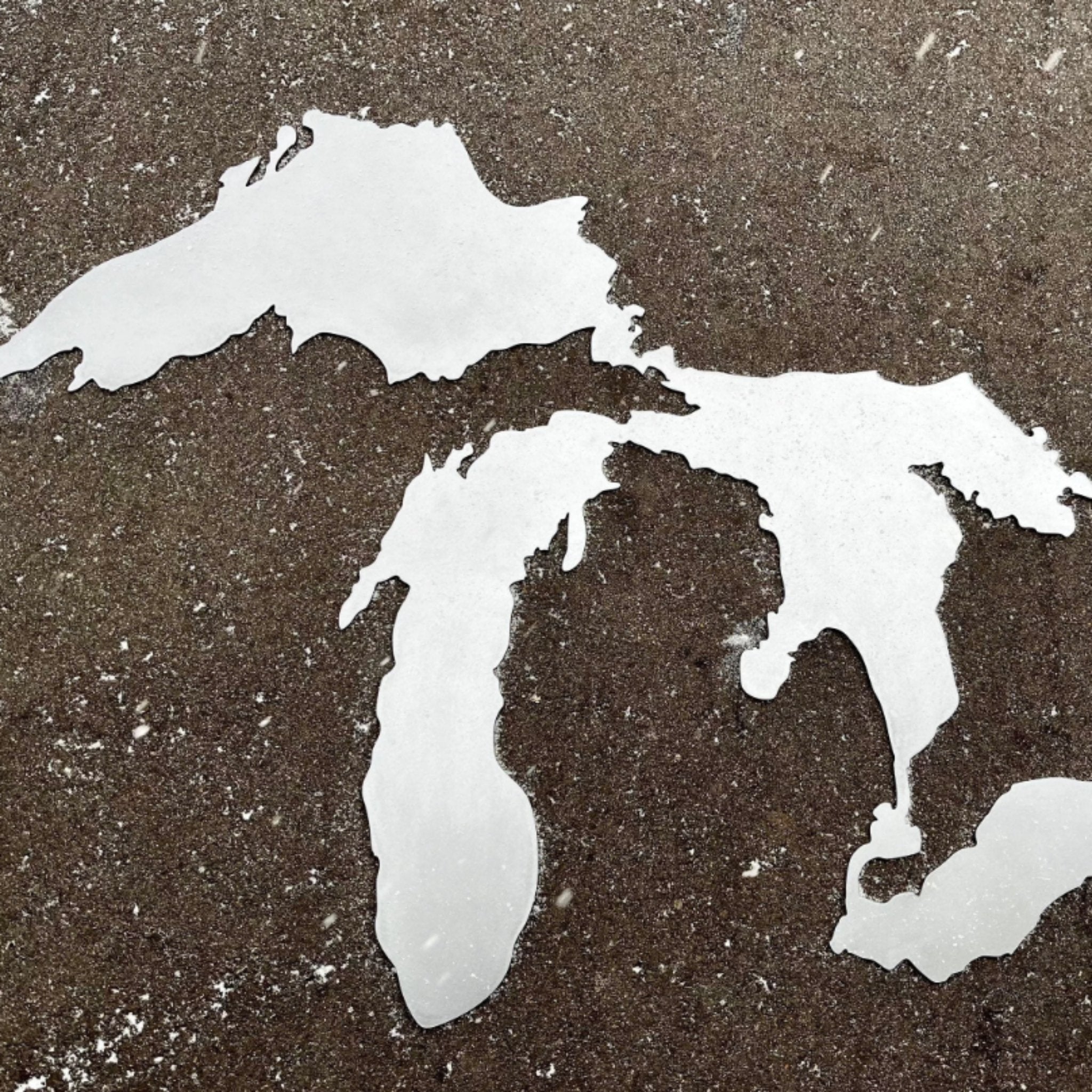 Steel Great Lakes Wall Art