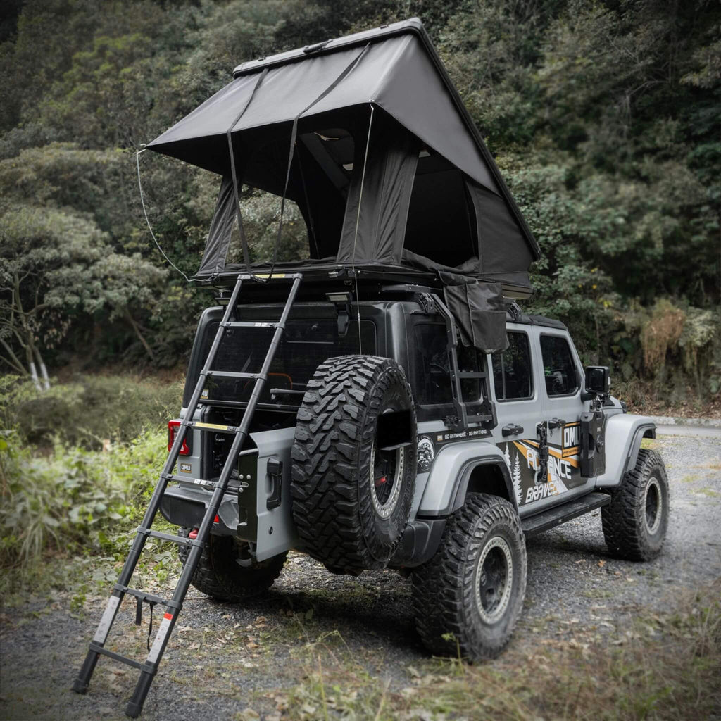 Trailora Heavy-Duty 2-3 Person Hardshell Rooftop Tent With Ladder (SAK93120)