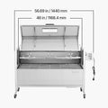 Heavy-Duty Spit Roaster Rotisserie BBQ Grill For Pig, Lamb And Chicken (SAK59286)