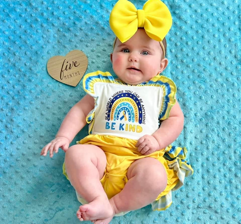 Be kind ruffle romper