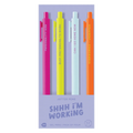 Jotter Pen Set: Shhh I'm Working