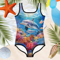 Toddler Girls Dolphin Swimsuit