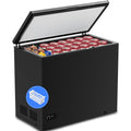 Kismile 7.0/3.5 Cubic Feet Chest Freezer with Removable Basket Free Standing