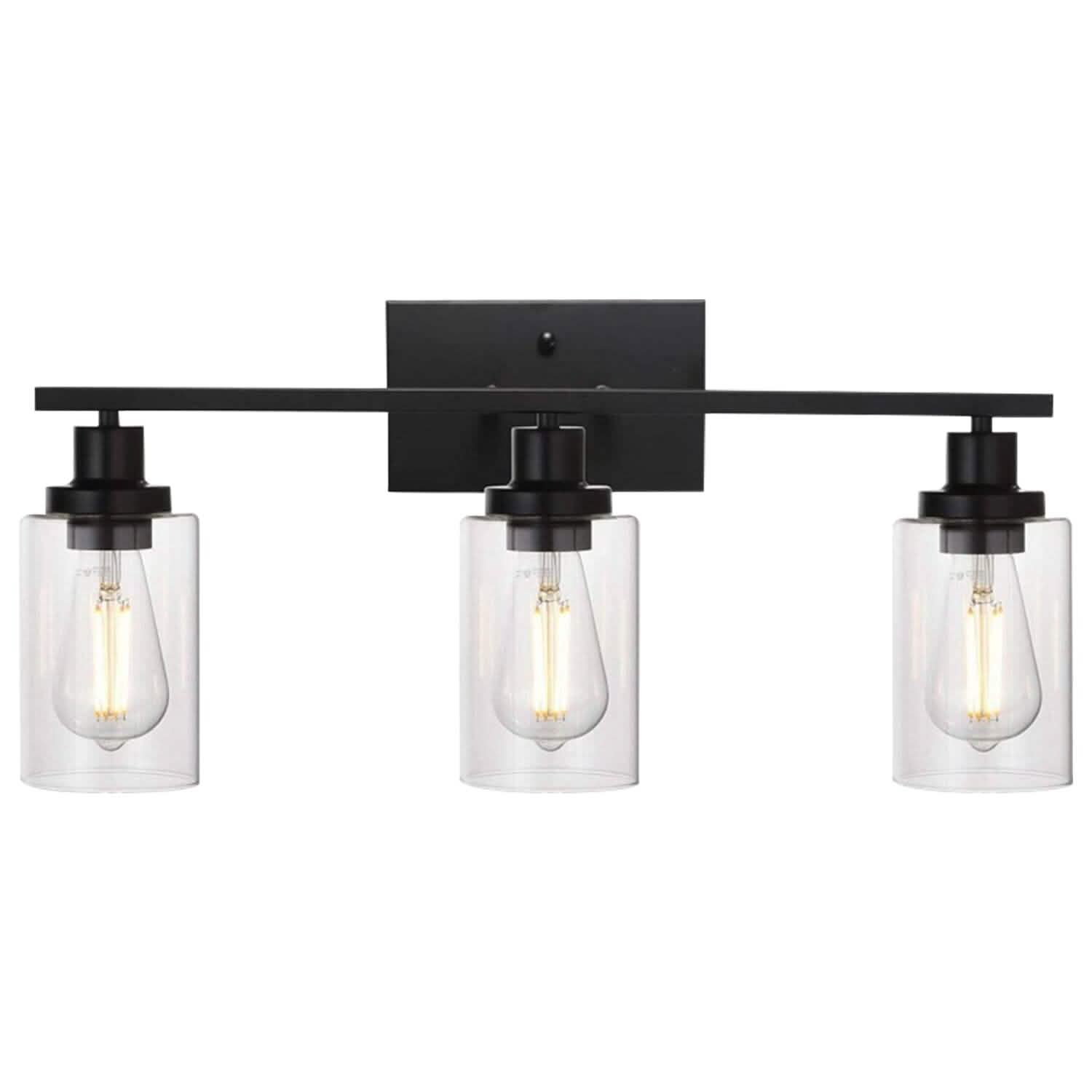 Light Wall Sconce Lighting with Clear Glass