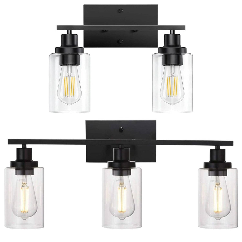 Light Wall Sconce Lighting with Clear Glass