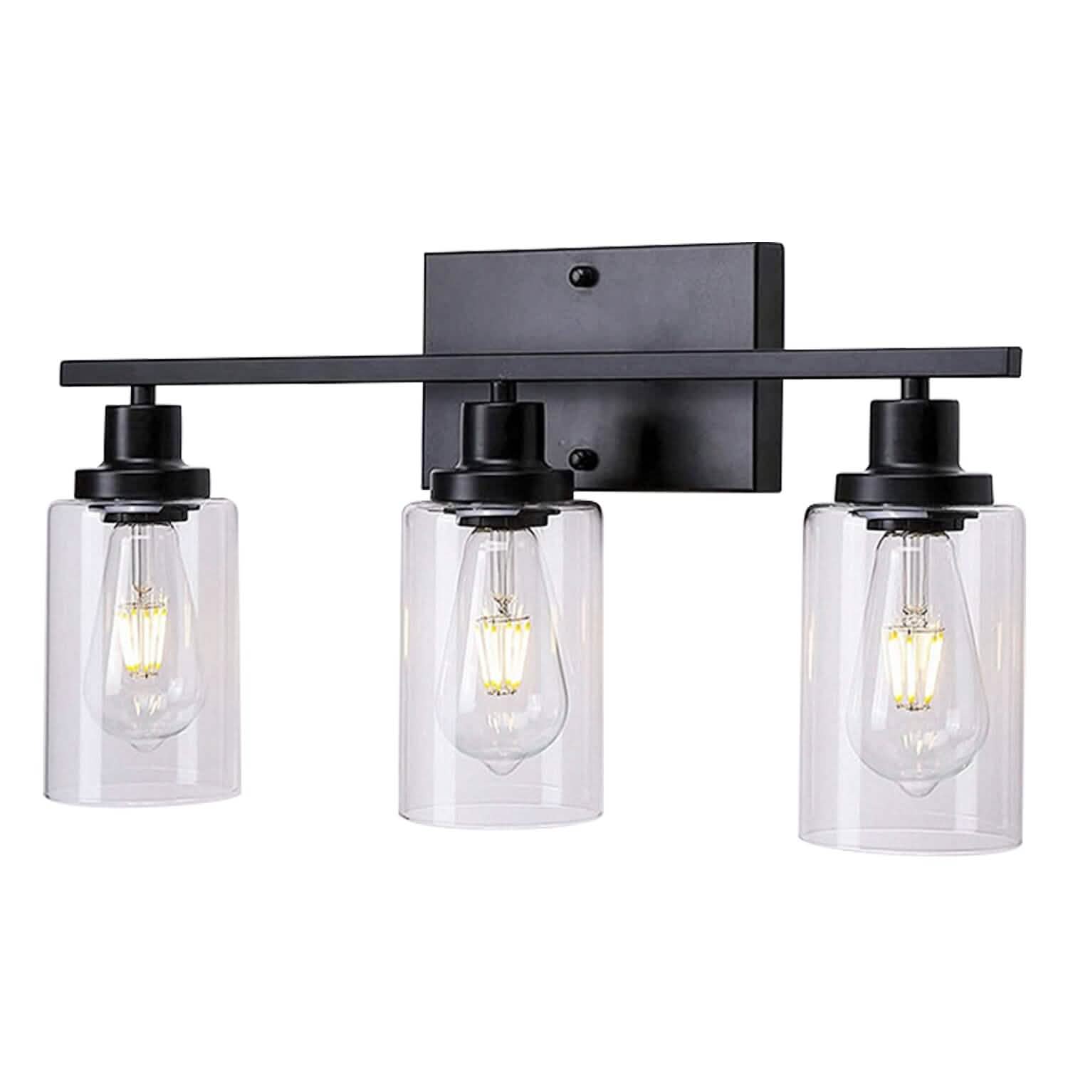 Light Wall Sconce Lighting with Clear Glass