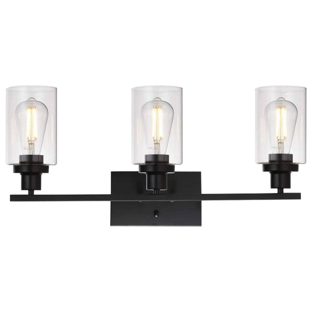 Light Wall Sconce Lighting with Clear Glass