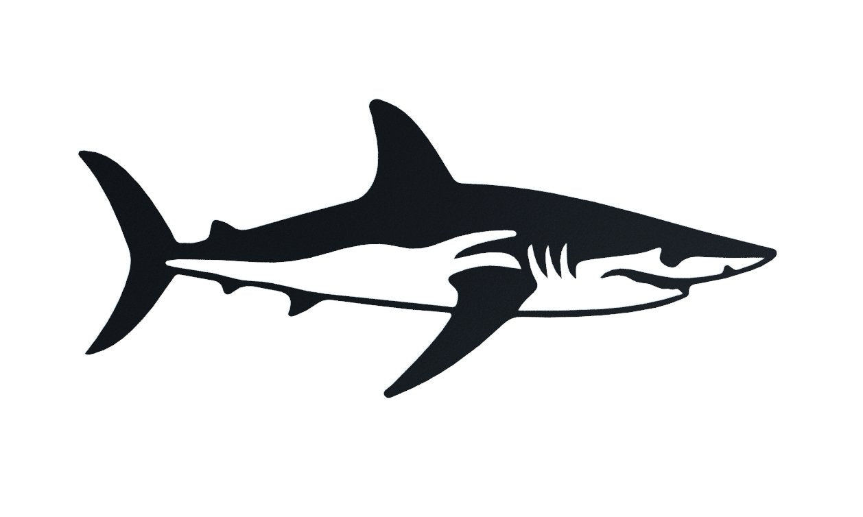 Metal Mako Shark Wall Art