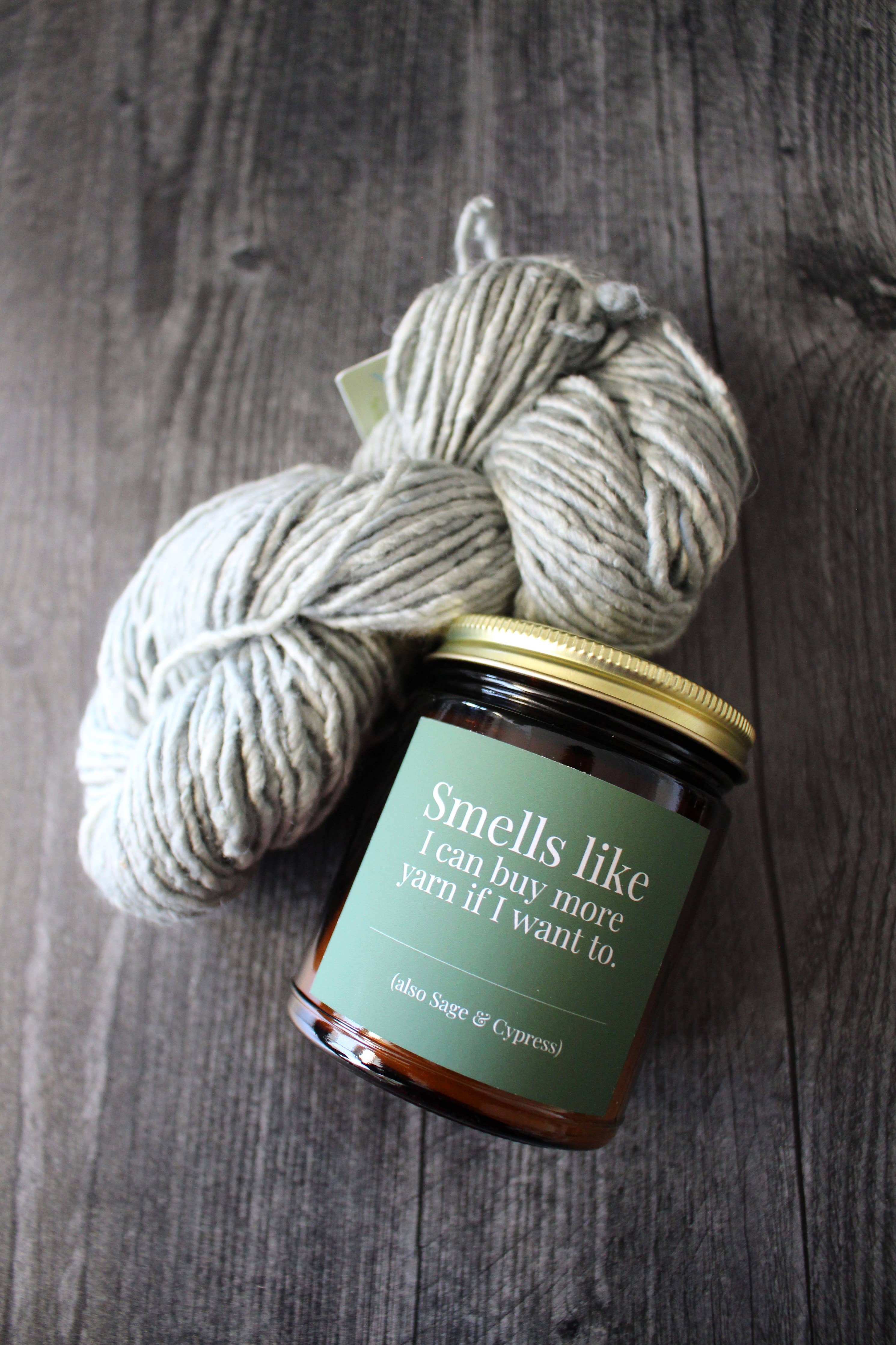 Hand-poured Coconut Soy Wax Candles For Knitters