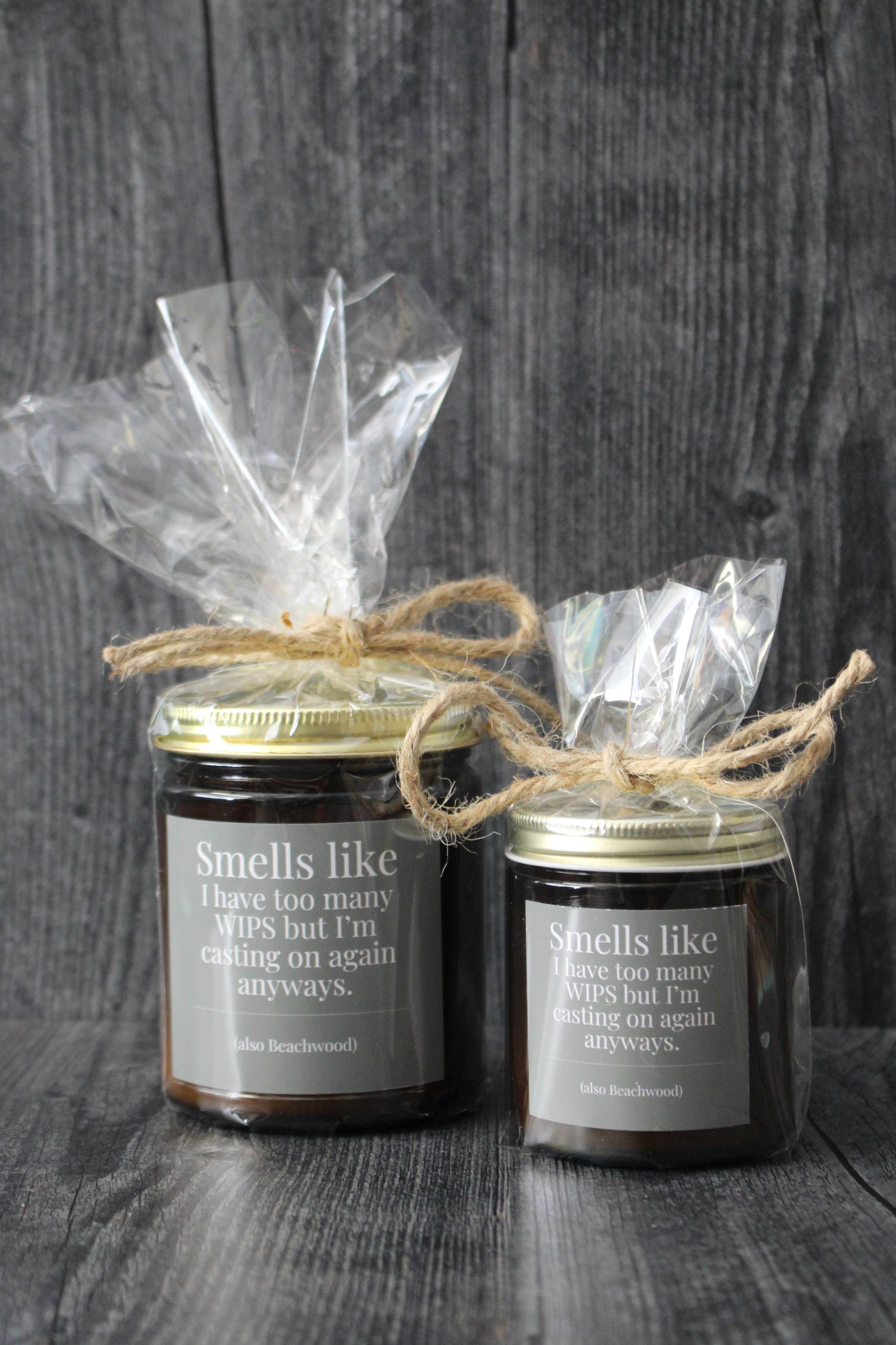 Hand-poured Coconut Soy Wax Candles For Knitters