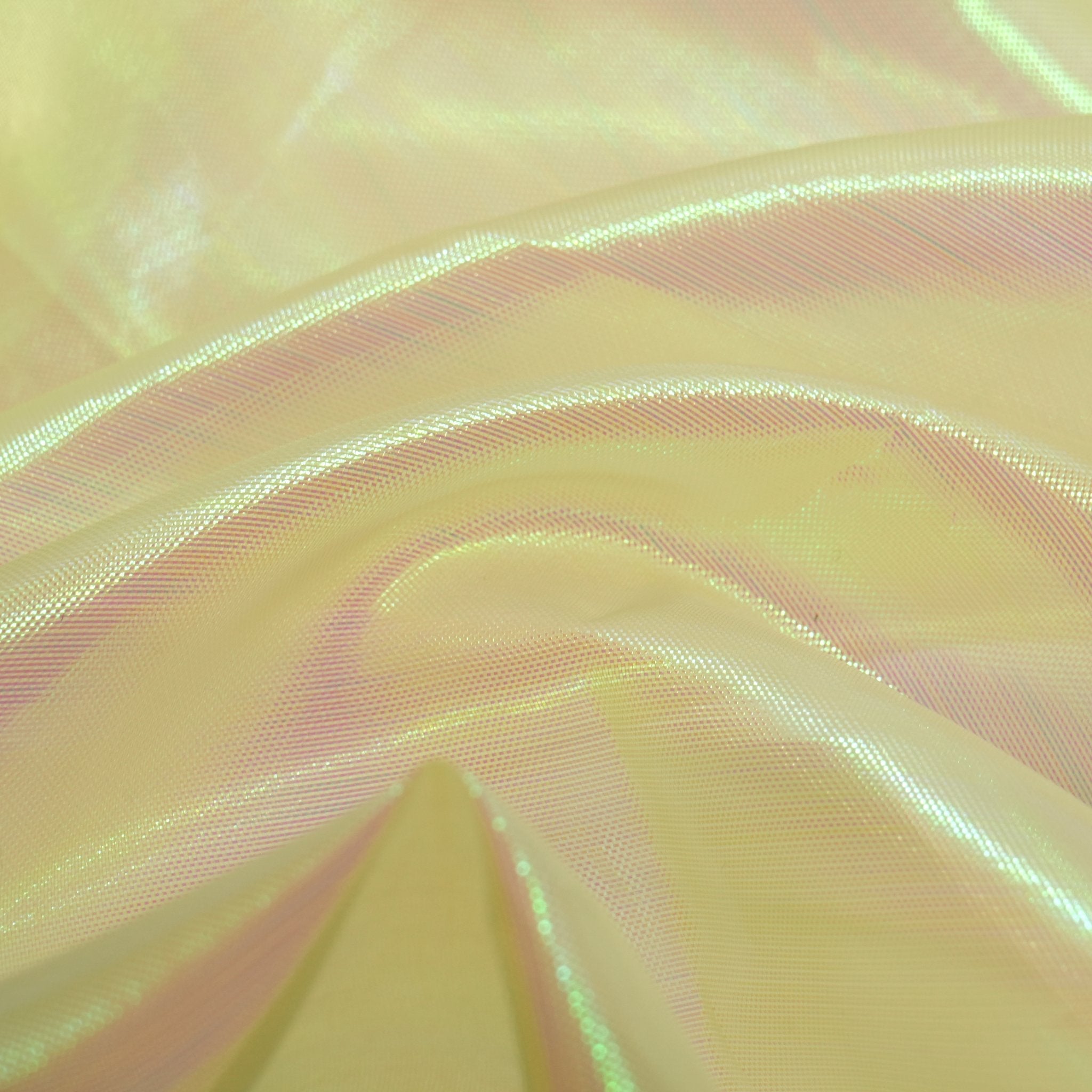 Pastel Iridescent Organza Fabric | Blue Moon Fabrics