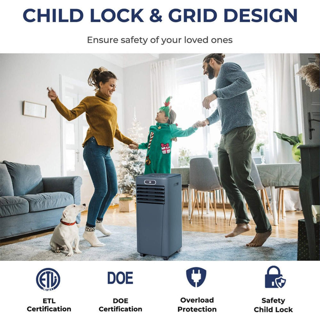 Premium 10K BTU Freestanding AC Unit With Remote Control (SAK41642)