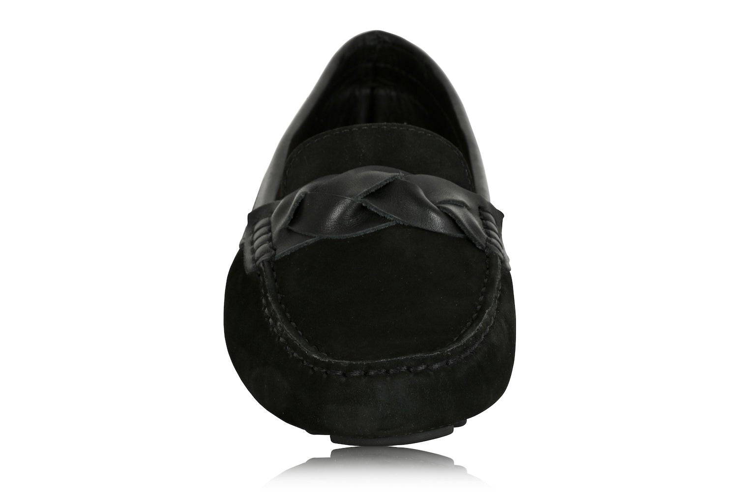 Piper Leather Driving Loafer Black