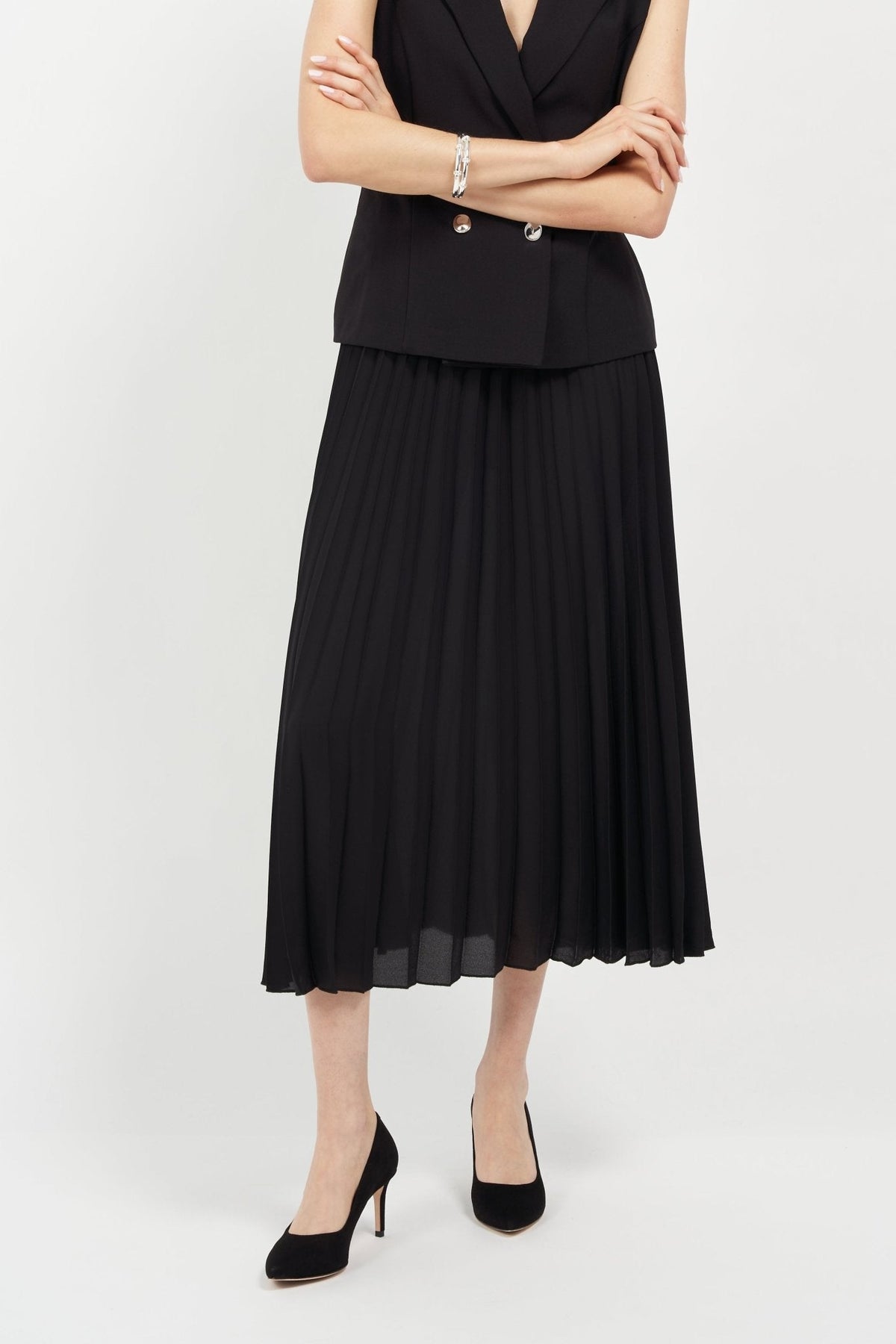 Deborah Black Kid Suede