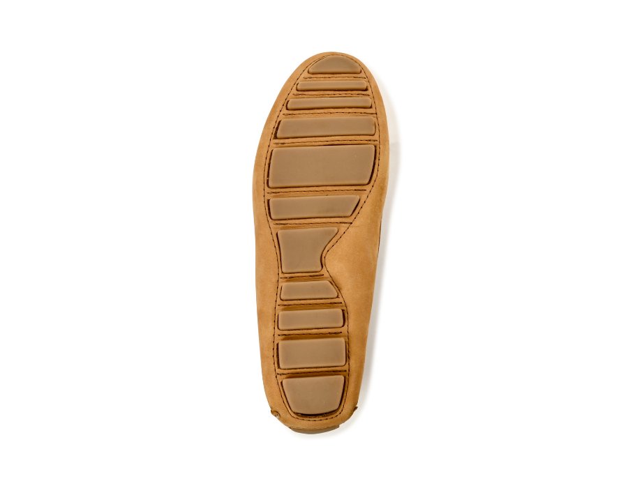 Piper Leather Driving Loafer Camel Shoes