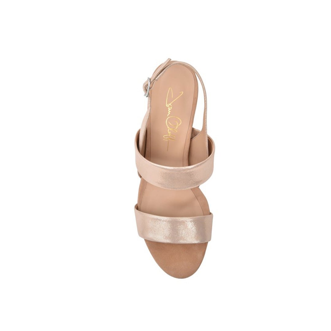 Fortune  Fawn Shimmer Suede Sandals