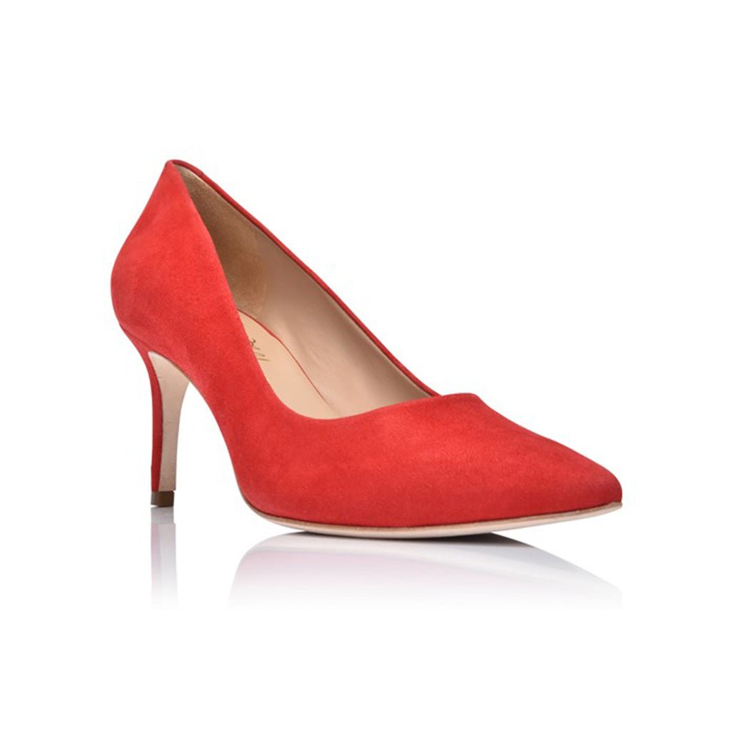 Deborah Red Hot Kiss Suede Heels