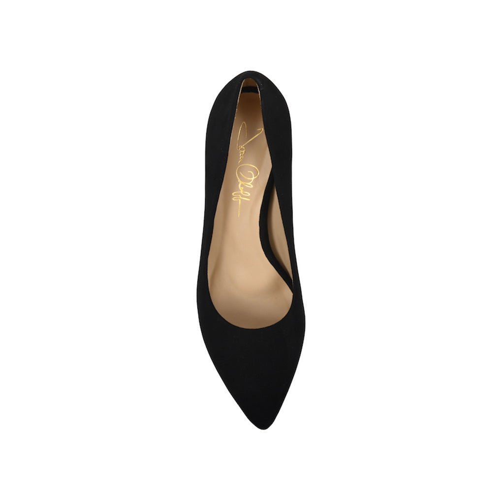 Deborah Black Kid Suede