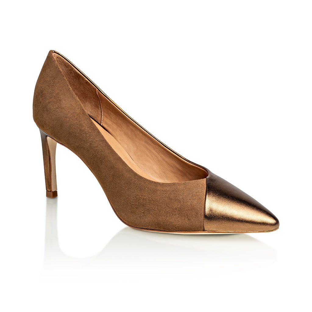 Dominique Bronze Heels