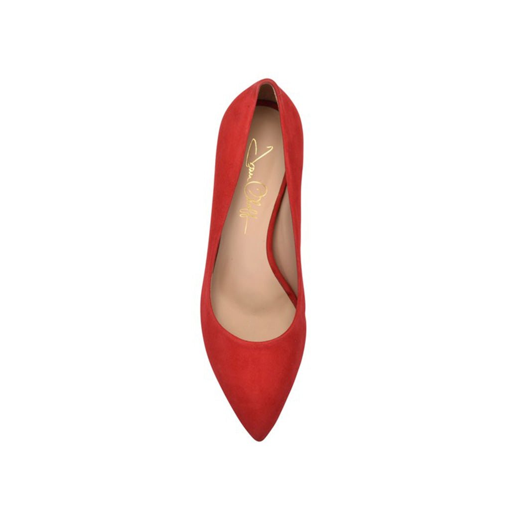 Deborah Red Hot Kiss Suede Heels