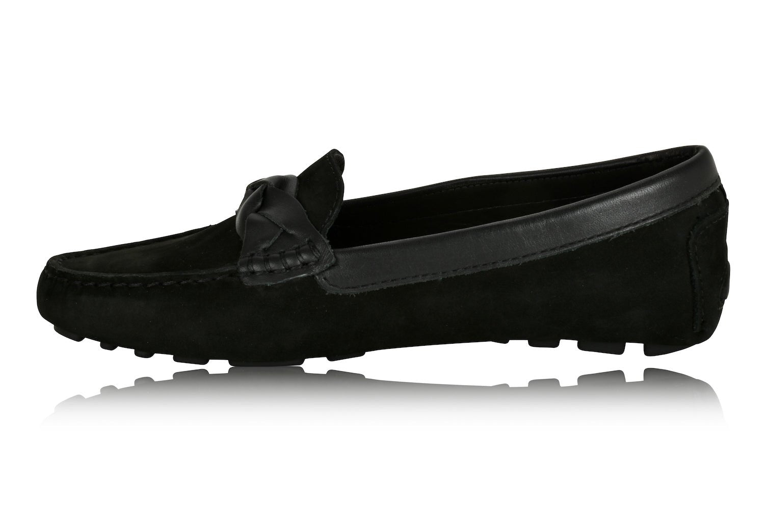 Piper Leather Driving Loafer Black