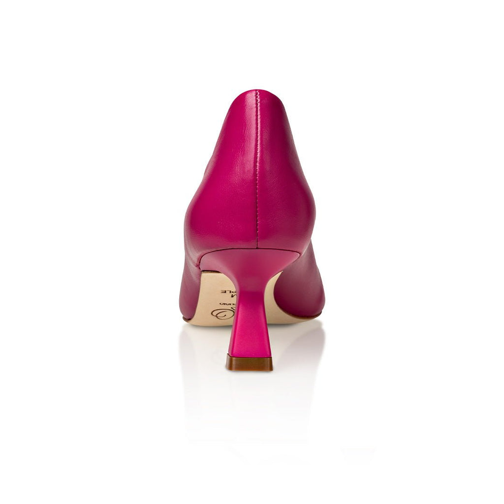 Celine Pink Nappa Kitten Heels