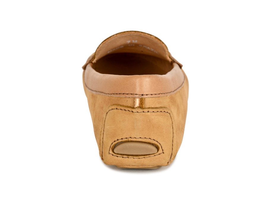 Piper Leather Driving Loafer Camel Shoes