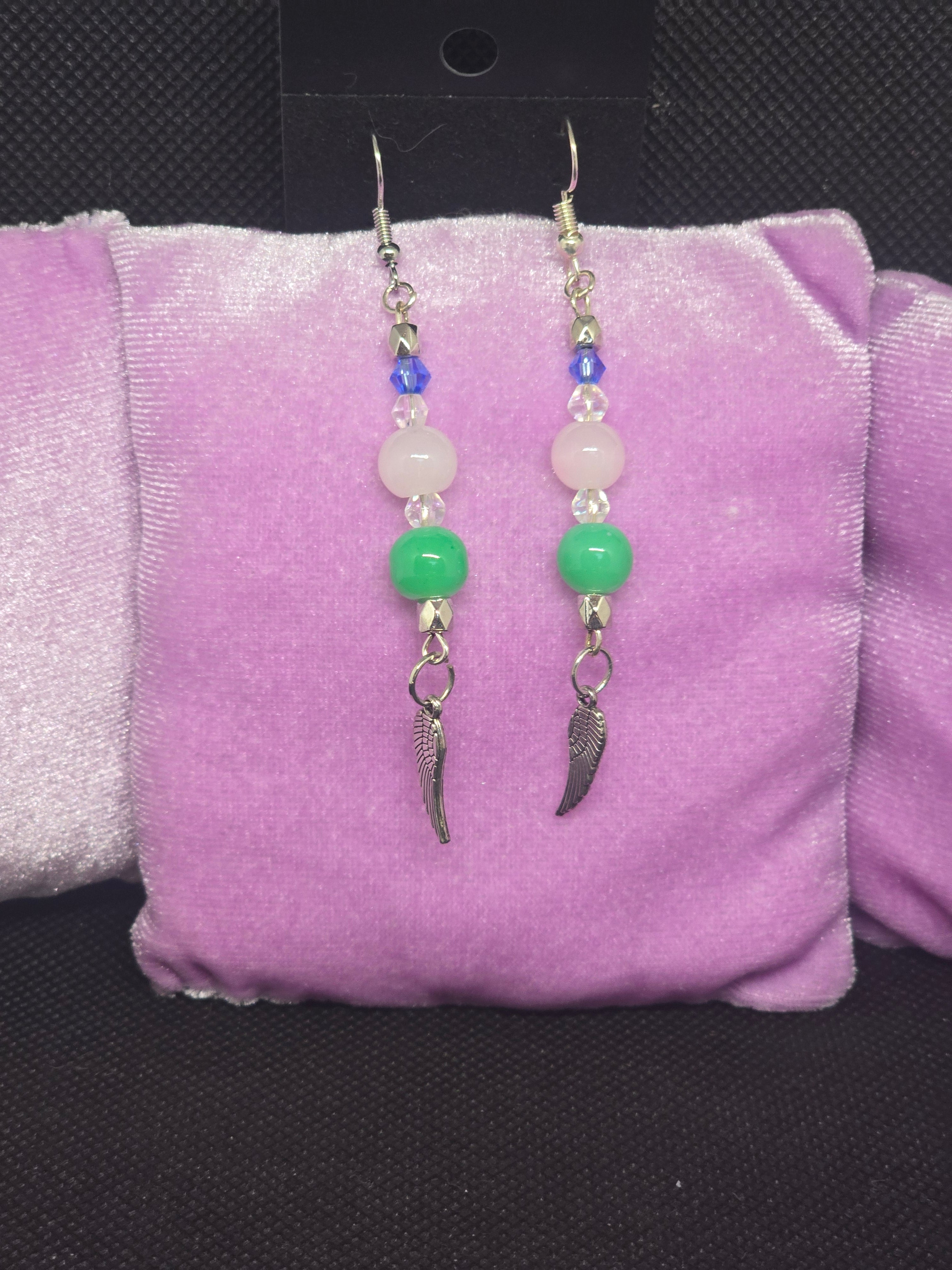 Wing Charm Dangle Earrings